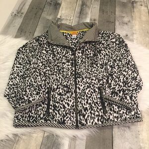 Ruby rd animal print zip jacket size 16